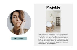 Homepage-Abschnitte Für Beste Designerprojekte