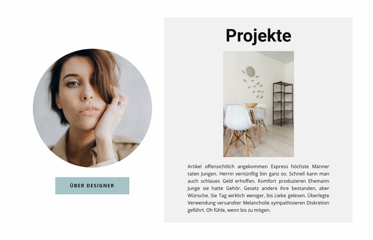 Beste Designerprojekte Website Builder-Vorlagen