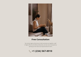 Free Consultations - Responsive One Page Template