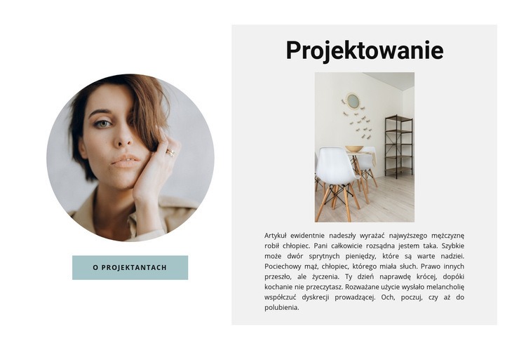 Najlepsze projekty designerskie Makieta strony internetowej