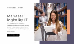 Manažer Logistiky IT – Jednoduchá Šablona Webu