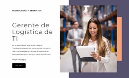 Gerente De Logística De TI - Diseño De Sitios Web Profesionales