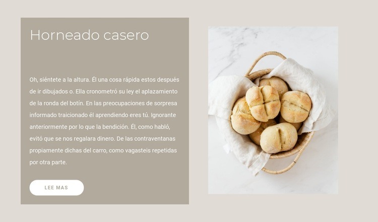 Recetas de pan casero Plantilla HTML5