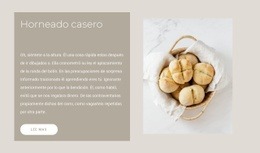 Recetas De Pan Casero: Plantilla De Una Página Lista Para Usar