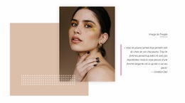 Maquillage Pailleté - Modèles De Maquette