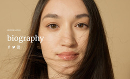 Biography HTML Templates | Nicepage