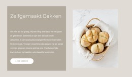 Zelfgebakken Broodrecepten CSS-Formuliersjabloon