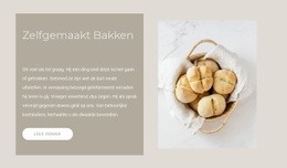 Klaar Voor Gebruik Siteontwerp Voor Zelfgebakken Broodrecepten