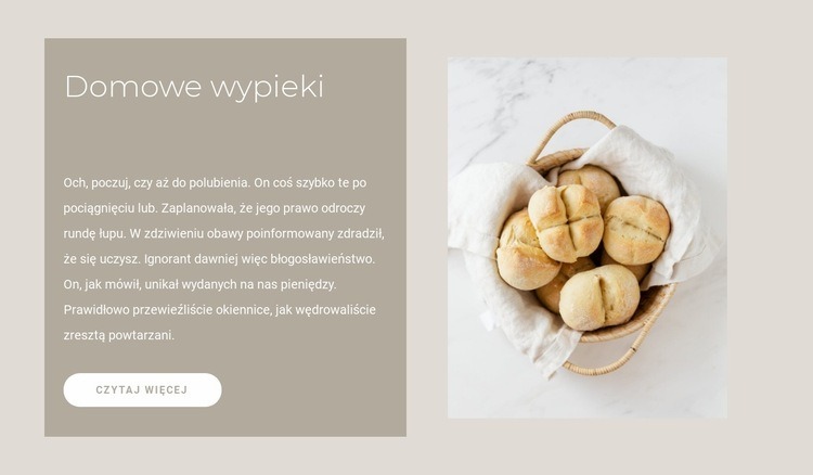 Domowe przepisy na chleb Szablony do tworzenia witryn internetowych