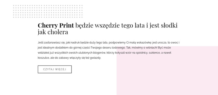 Tekst z kształtami Motyw WordPress