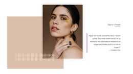 Świetny Projekt Strony Internetowej Dla Brokatowy Makijaż