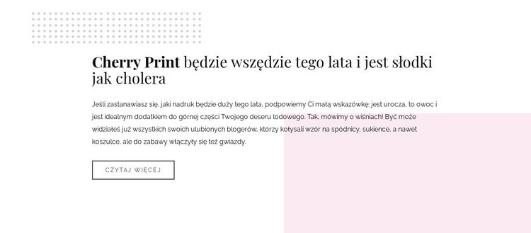 Tekst z kształtami Szablon HTML5