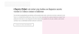 Texto Com Formas - Tema WordPress Gratuito