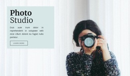 Studiová Fotografie - Drag And Drop HTML Builder