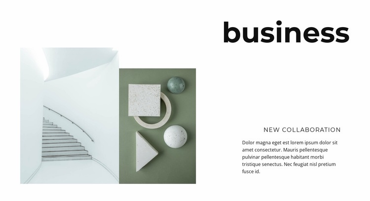 New business development Squarespace Template Alternative