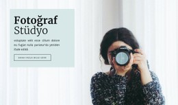 Stüdyo Fotoğrafçılığı Için CSS Menüsü