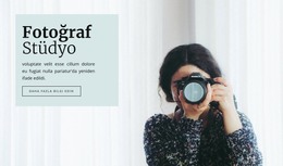 Stüdyo Fotoğrafçılığı - HTML Şablonu Indirme