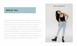 Personal Stylist - Beautiful Web Page Design