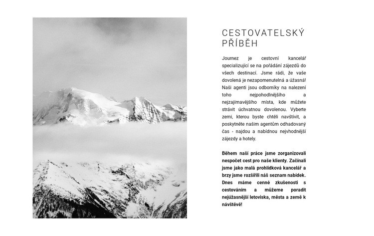 Dobytí vrcholů Téma WordPress