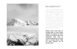 Website-Design Für Eroberung Der Gipfel