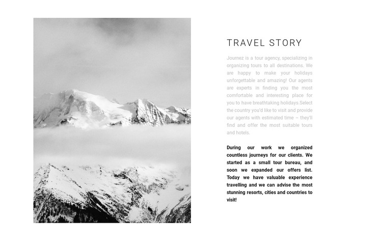 Conquest of the peaks HTML Template