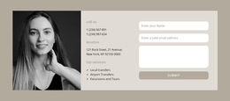 Manager Contact Form - Beautiful HTML5 Template