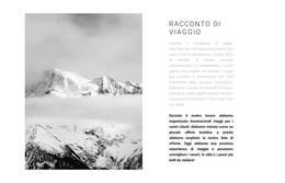 Progettazione Del Sito Web Per Conquista Delle Vette