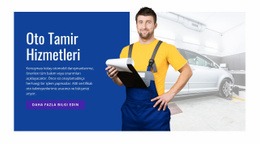 Elektrik Tamiri Ve Hizmetleri Bir Sayfa Şablonu