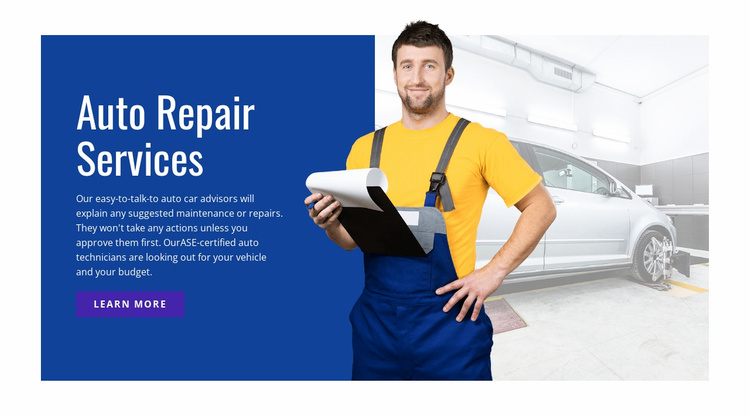 Electrical repair and services Website Template