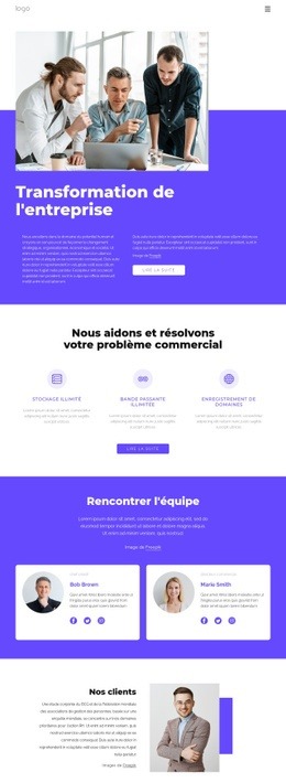 Cabinet De Conseil En Management Mondial - Builder HTML