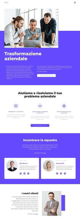 Società Di Consulenza Manageriale Globale - Miglior Design Del Modello Di Sito Web