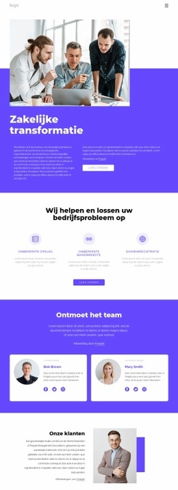 Wereldwijd Managementadviesbureau - Mockup-Sjablonen