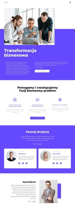 Globalna Firma Konsultingowa W Zakresie Zarządzania - Builder HTML