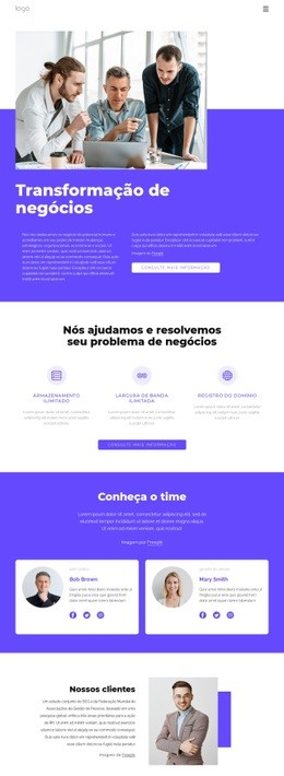 Empresa De Consultoria De Gestão Global - Builder HTML