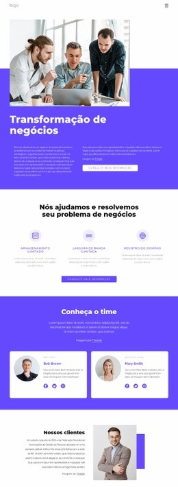 Empresa De Consultoria De Gestão Global Design Do Site