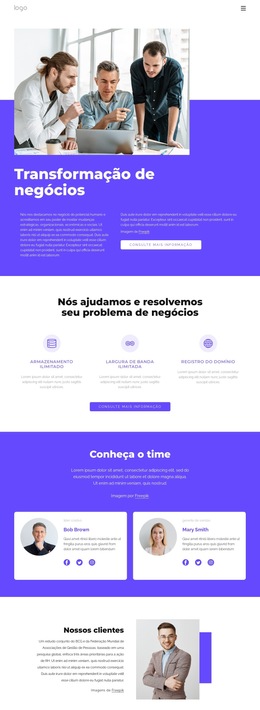 Empresa De Consultoria De Gestão Global - Melhor Design De Modelo De Site