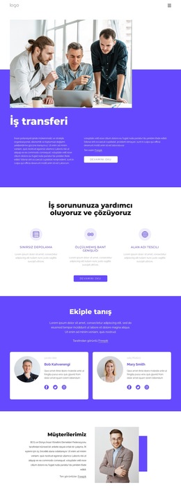 Küresel Yönetim Danışmanlığı Firması - Basit Web Sitesi Şablonu