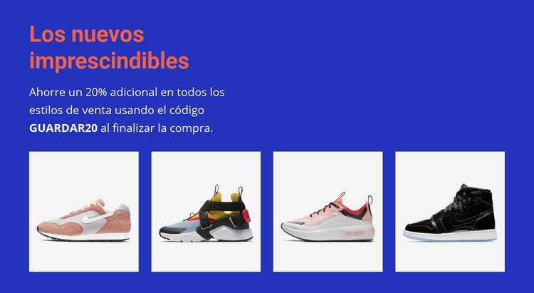 Tendencias de la moda deportiva Plantillas de creación de sitios web