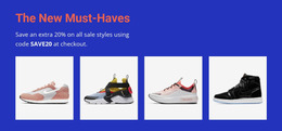 Sports Fashion Trends - HTML Website Builder