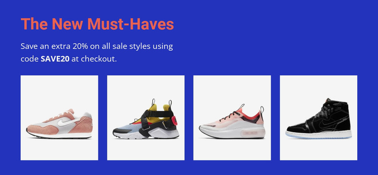 Sports fashion trends HTML5 Template