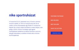 Ingyenes HTML A Következőhöz: Nike Sportruházat