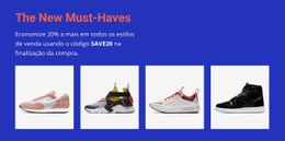 Tendências Da Moda Esportiva - HTML Website Builder