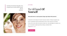 HTML-Landning För Ta Hand Om Dig Själv