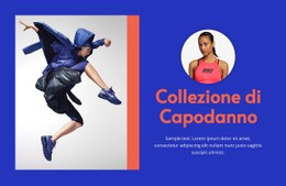 Collezione Di Capodanno Sito Web A Pagina Singola