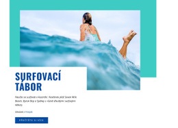 Sportovní Surfovací Tábor – Bezplatná HTML Šablona