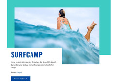 Sport-Surfcamp - Kostenlose HTML-Vorlage