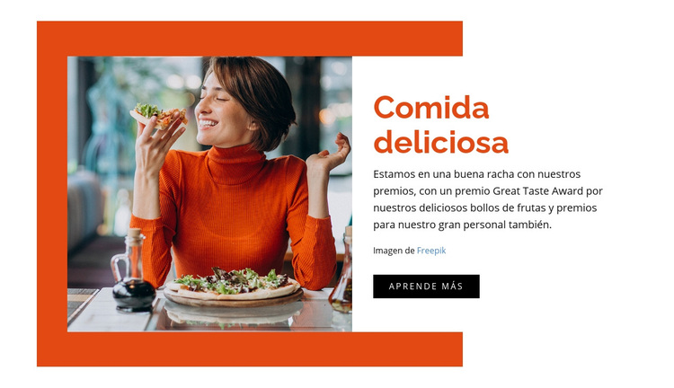 Disfruta del desayuno local Tema de WordPress