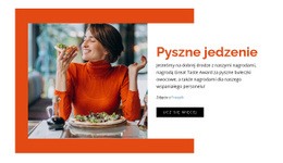 Makieta Witryny Internetowej Dla Ciesz Się Lokalnym Śniadaniem