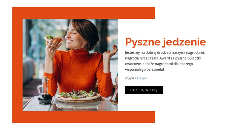 Ciesz się lokalnym śniadaniem Motyw WordPress