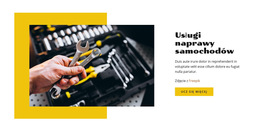 Mechanik Samochodowy Do Naprawy - Szablon Strony Docelowej